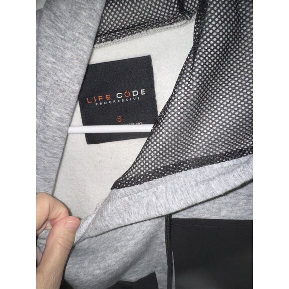 Life Code Progressive Utility Hoodie Gray Black size Small - Picture 3 of 5